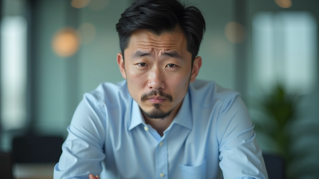 Professional sitting at desk looking exhausted, surrounded by multiple monitors displaying different meeting applications